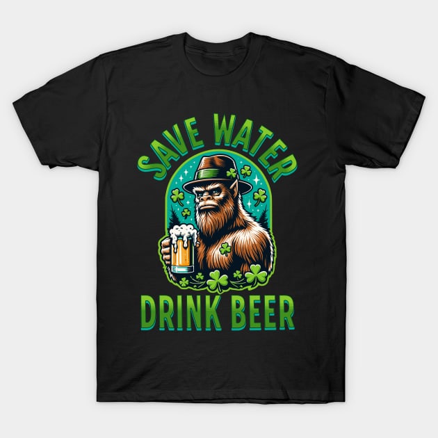 Bigfoot Beer T-Shirt by TeaTimeTs